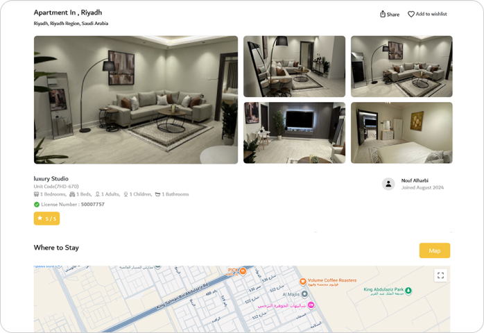 Darent mobile and web app